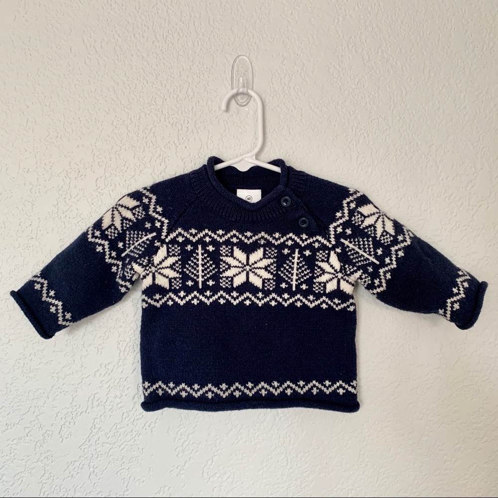 Hanna Andersson Baby Boy Knit Pullover Sweater